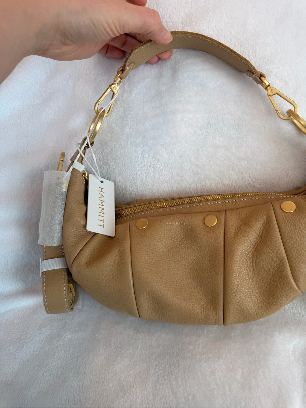 Hammitt Sand Beige Small Erica Convertible Bag - Picture 2 of 10